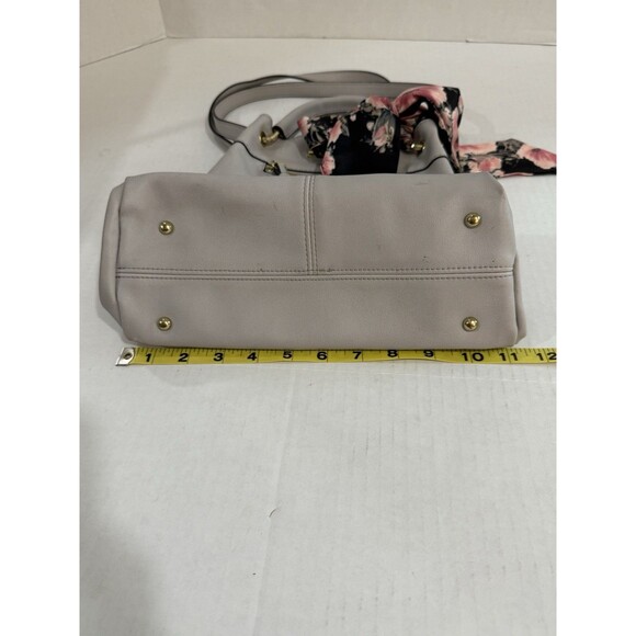 Steve Madden Shoulder Bags Satchels W/Gold Hardware & Floral Bow Beautiful - Picture 8 of 16